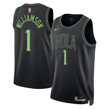 Dres New Orleans Pelicans Zion Williamson Nike 2023-24 City Edition Plava Swingman